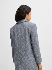 BOSS Blue BOSS Denim-Effect Tweed Jacket - Image 5 of 5