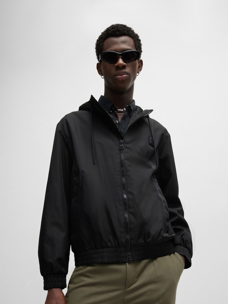 HUGO HUGO Stacked Logo Water Repellent Jacket - Bild 1 von 6