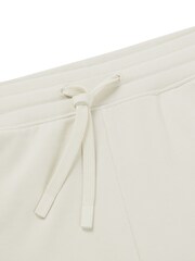 HUGO White Logo Detail 100% Cotton Terry Shorts - Image 6 of 6
