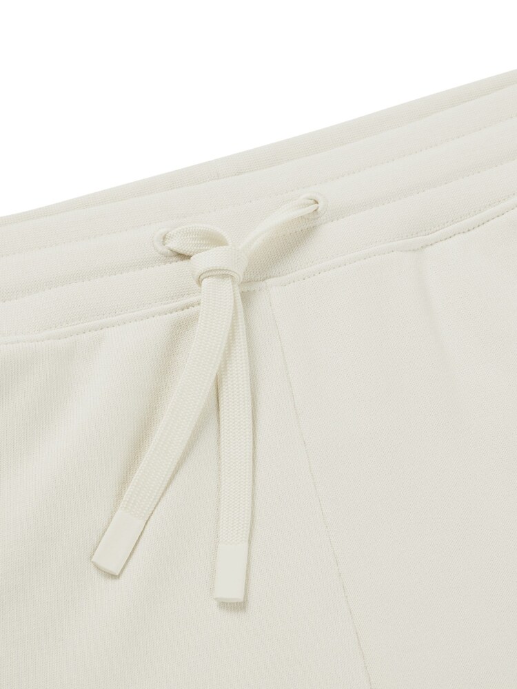 HUGO White Logo Detail 100% Cotton Terry Shorts - Image 6 of 6