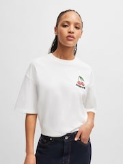 HUGO 100% Cotton Jersey Printed T-Shirt - صورة 1 من 5