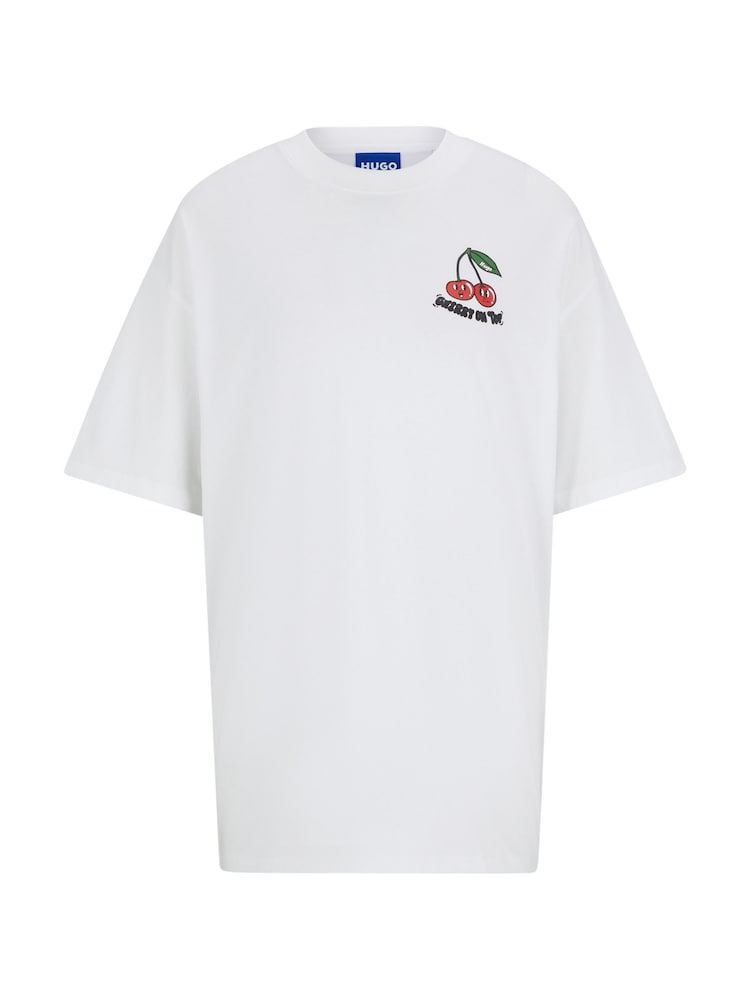 HUGO 100% Cotton Jersey Printed T-Shirt - صورة 5 من 5 HUGO 100% Cotton Jersey Printed T-Shirt - صورة 5 من 5