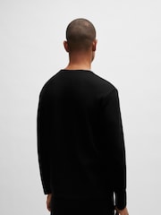 BOSS Black BOSS Embroidered-Logo Pyjama T-Shirt - Image 2 of 5