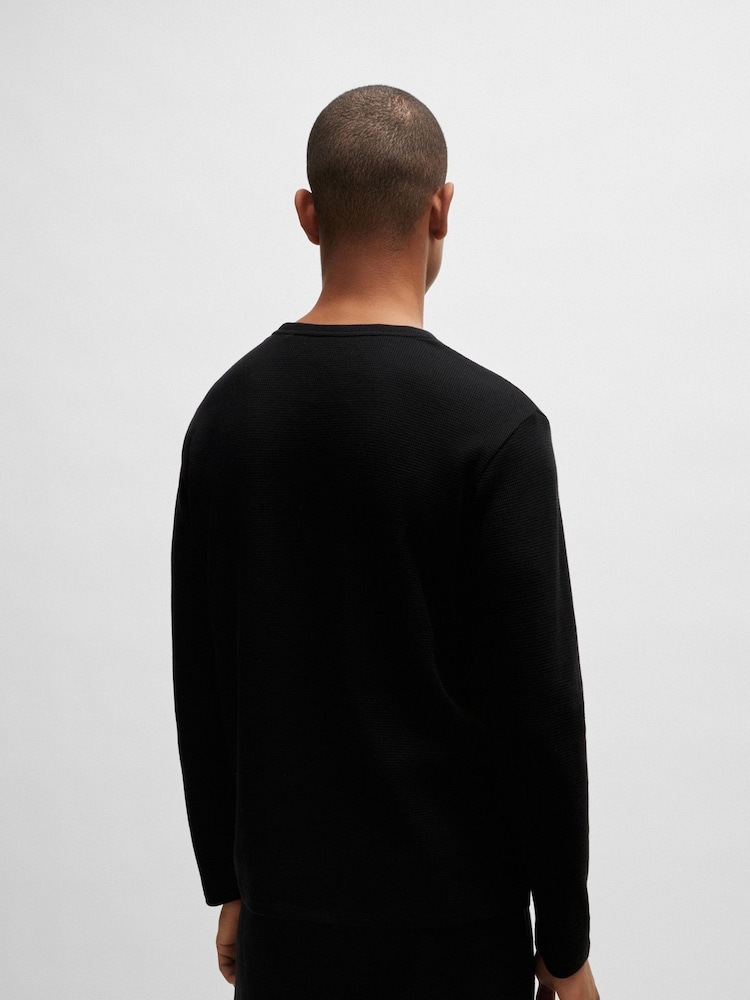 BOSS Black BOSS Embroidered-Logo Pyjama T-Shirt - Image 2 of 5 BOSS Black BOSS Embroidered-Logo Pyjama T-Shirt - Image 2 of 5