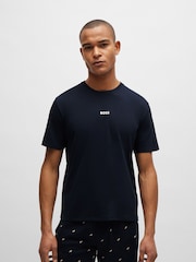 BOSS Blue BOSS Signature Detail Cotton Pyjama T-Thirt - Image 1 of 4