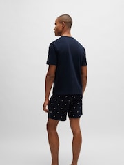 BOSS Blue BOSS Signature Detail Cotton Pyjama T-Thirt - Image 2 of 4