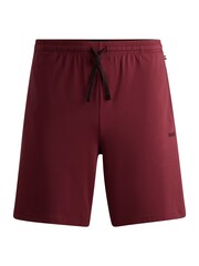 BOSS Red Embroidered Logo Shorts In Stretch Cotton - Image 5 of 5