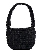 HUGO Black Shoulder Bag In Quilted Effect Faux Leather - Image 4 of 5