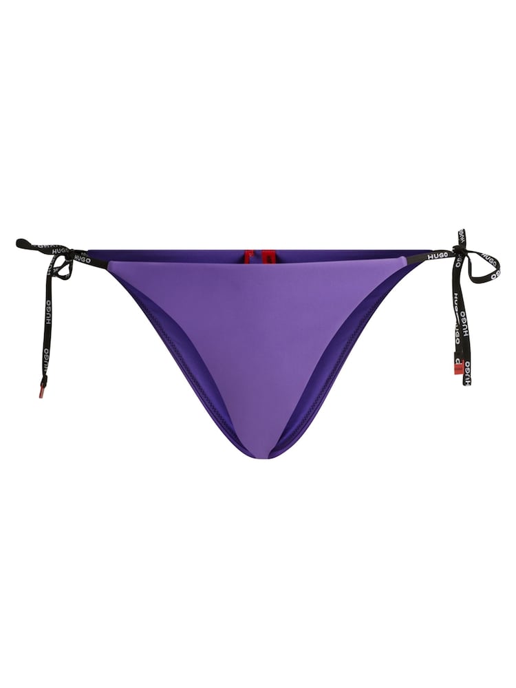 HUGO Purple Hugo Branded Bikini Bottoms with Tie Sides - Image 5 of 5 HUGO Purple Hugo Branded Bikini Bottoms with Tie Sides - Image 5 of 5