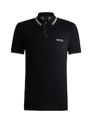 BOSS Black Paddy Pro Golf Tipped Polo Shirt - Image 4 of 4