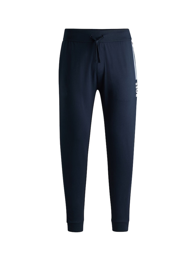 BOSS Blue Tracksuit 100% Cotton French Terry Joggers - Image 5 of 5