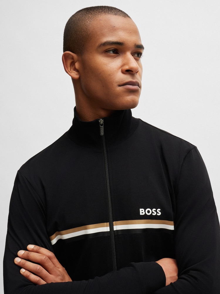 BOSS Signature Detail Tracksuit In Stretch Cotton - Image 4 of 4