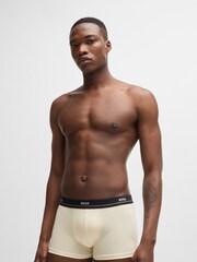 BOSS Black Logo-Waistband Stretch Cotton Trunks 5 Pack - Image 4 of 7
