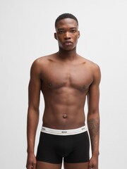 BOSS Black Logo-Waistband Stretch Cotton Trunks 5 Pack - Image 6 of 7