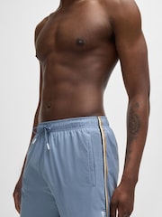 BOSS Blue Iconic Swim Shorts - Image 1 of 4