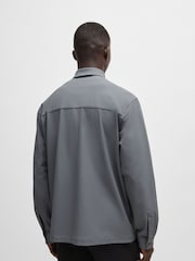 BOSS Natural Relaxed Fit Water-Repellent Overshirt - Image 2 of 5