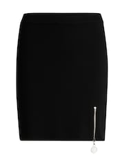 HUGO Blue Black HUGO Zip Detail Mini Skirt - Image 5 of 5