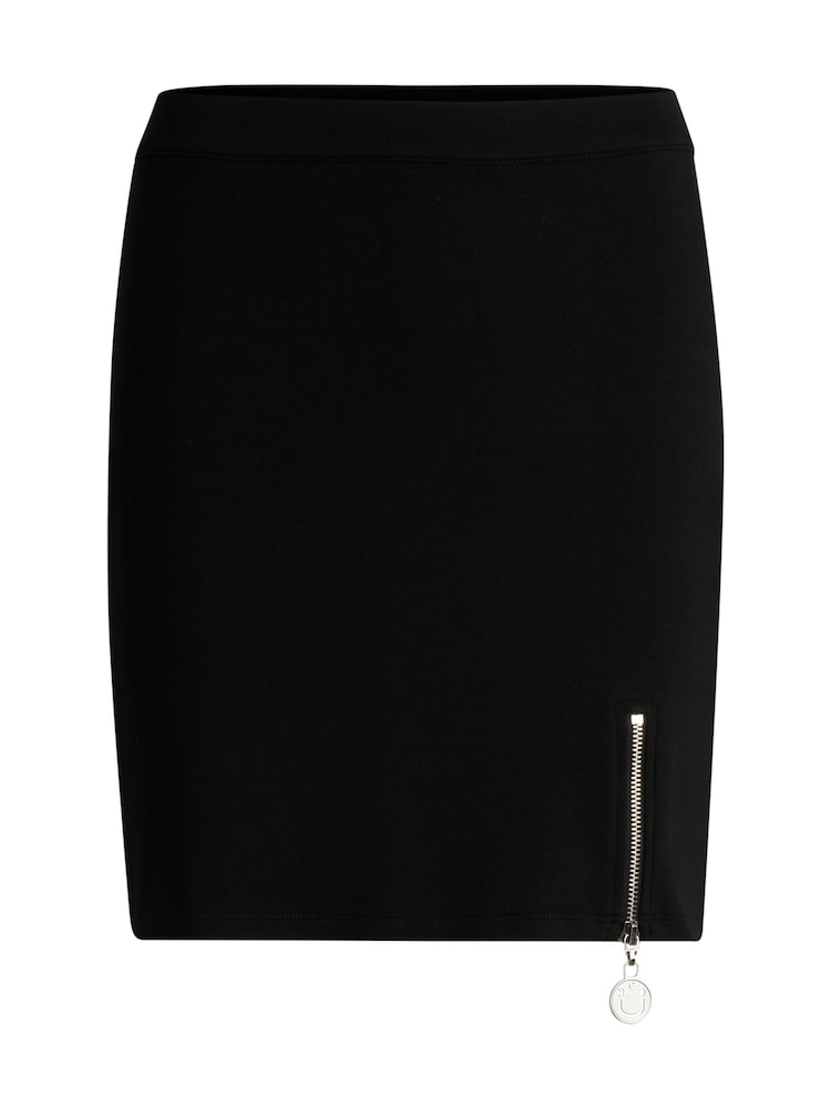 HUGO Blue Black HUGO Zip Detail Mini Skirt - Image 5 of 5 HUGO Blue Black HUGO Zip Detail Mini Skirt - Image 5 of 5