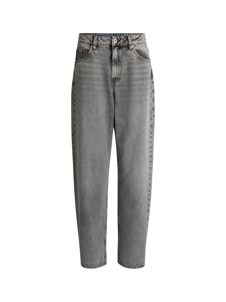 HUGO Silver Relaxed Fit Stonewashed 100% Cotton Denim Jeans - Image 5 of 5 HUGO Silver Relaxed Fit Stonewashed 100% Cotton Denim Jeans - Image 5 of 5
