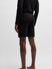 BOSS Black BOSS Embroidered-Logo Pyjama Shorts - Image 3 of 5