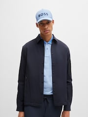 BOSS Blue Relaxed Fit Water-Repellent Overshirt - Image 1 of 5