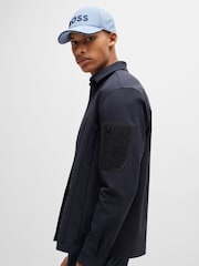 BOSS Blue Relaxed Fit Water-Repellent Overshirt - Image 3 of 5