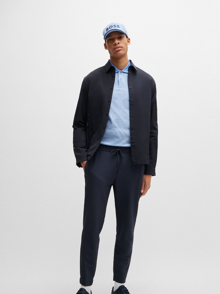 BOSS Blue Relaxed Fit Water-Repellent Overshirt - Image 5 of 5