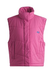HUGO Blue HUGO Water-Repellent Gilet With Logo Label - Image 6 of 6