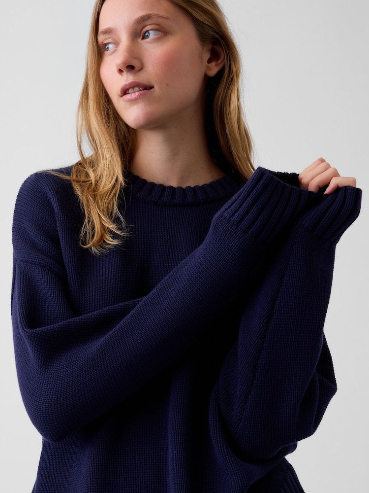 Gap Blue Oversized Jumper - Image 4 of 4 Gap Blue Oversized Jumper - Image 4 of 4