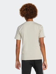 adidas Neutral Essentials 3 Stripes 100% Cotton T-Shirt - Image 2 of 6
