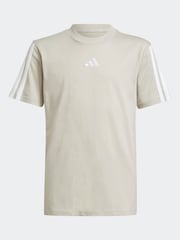 adidas Neutral Essentials 3 Stripes 100% Cotton T-Shirt - Image 6 of 6