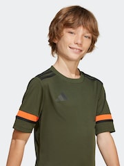 adidas Khaki Green Squadra 25 T-Shirt - Image 4 of 7
