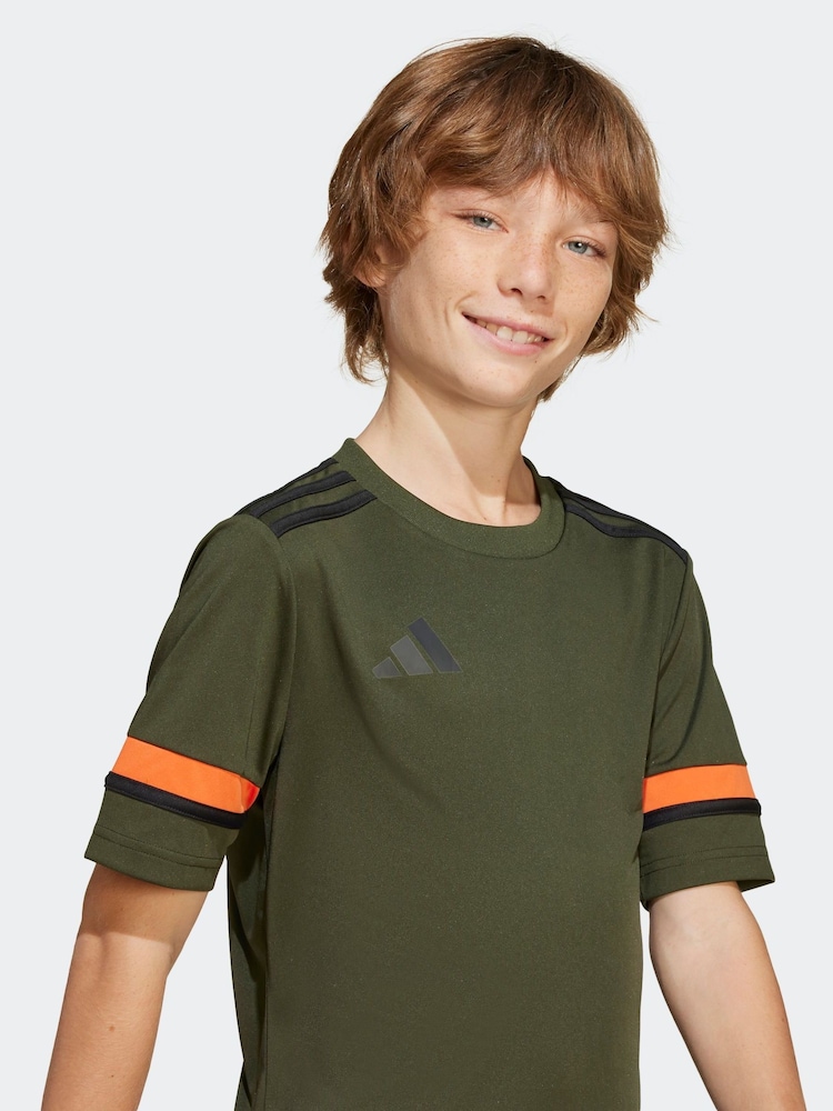 adidas Khaki Green Squadra 25 Jersey Kids - Image 4 of 7
