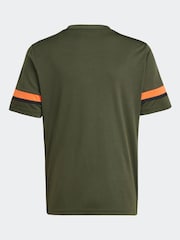 adidas Khaki Green Squadra 25 T-Shirt - Image 7 of 7