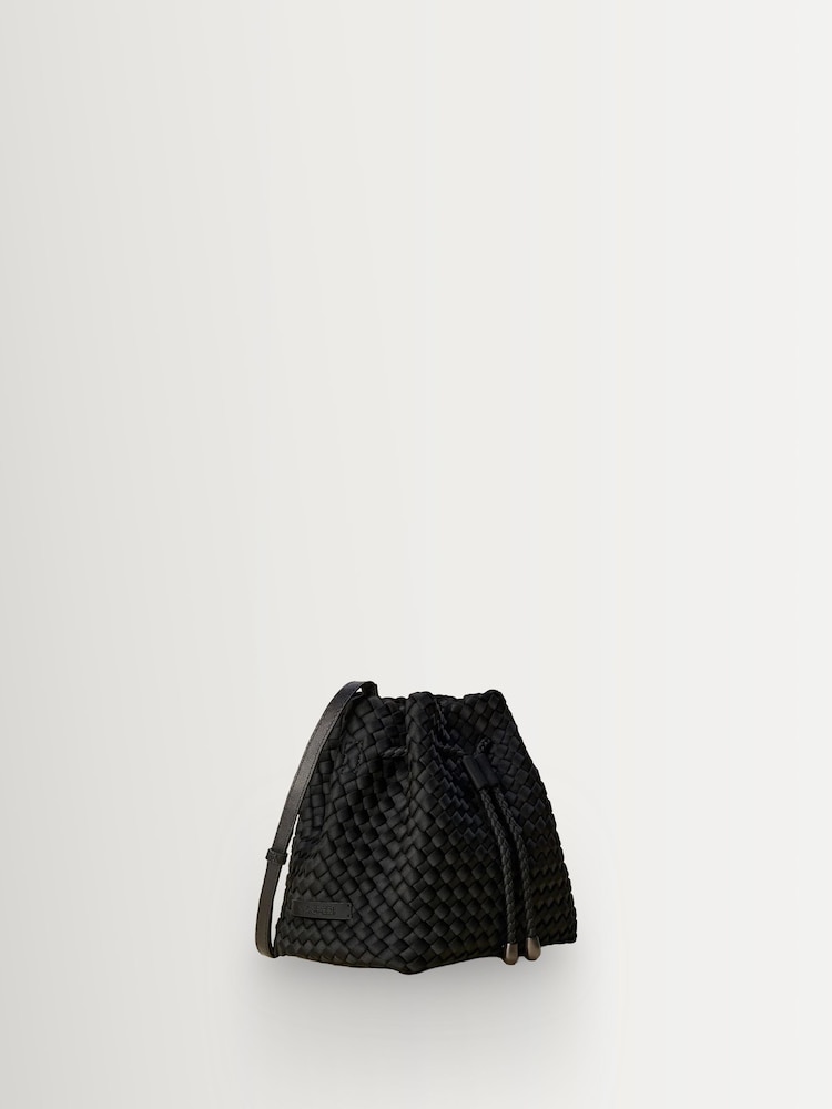 NAGHEDI Black Gramercy Medium Bucket Bag - Image 2 of 6