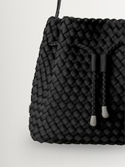 NAGHEDI Black Gramercy Medium Bucket Bag - Image 4 of 6