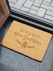 Personalised Sweet Home Rectangle Indoor Doormat by PMC - Image 2 of 5