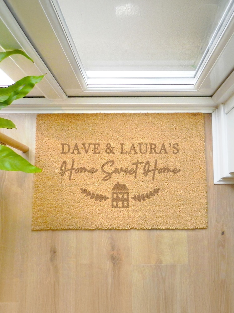 Personalised Sweet Home Rectangle Indoor Doormat by PMC - Image 5 of 5