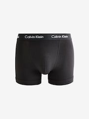 Calvin Klein Green Classic Stretch Trunks 3 Pack Boxers - Image 4 of 4