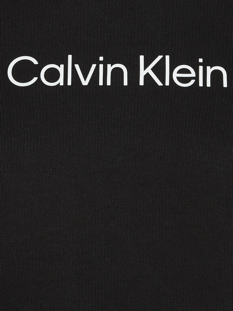 Calvin Klein Black 100% Cotton Hero Logo Cotton Sweatshirt - Image 6 of 6