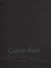 Calvin Klein Black Smooth Cotton V-Neck Short Sleeve T-Shirt - Image 6 of 6