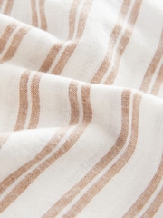 Beige/Ecru Striped - بناطيل مزيج الكتان (3-16سنوات) - صورة 9 من 9