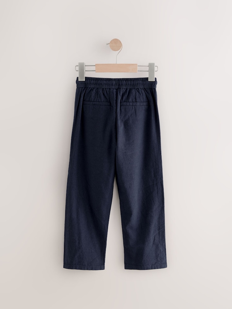 Marineblau - Hose aus Leinenmischung (3–16 Jahre) - Bild 2 von 4 Marineblau - Hose aus Leinenmischung (3–16 Jahre) - Bild 2 von 4