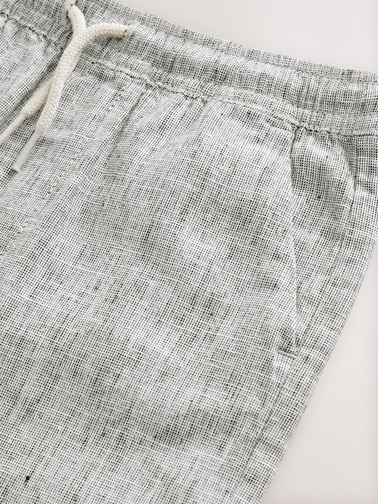 Grey Linen Blend Trousers (3-16yrs) - Image 8 of 8 Grey Linen Blend Trousers (3-16yrs) - Image 8 of 8