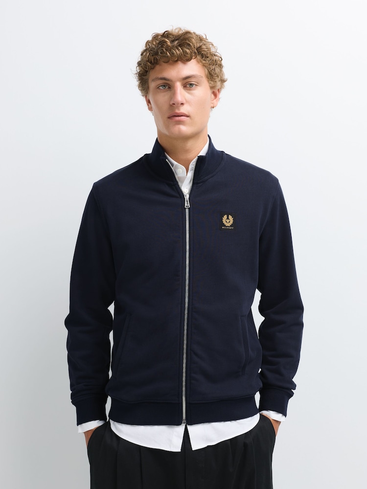 Blå - Belstaff tröja med dragkedja - Bild 1 av 8
