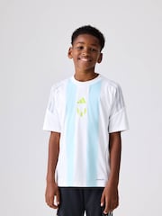 adidas White Messi T-Shirt - Image 1 of 5