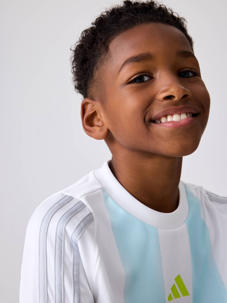 adidas White Messi T-Shirt - Image 4 of 5