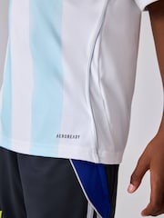 adidas White Messi T-Shirt - Image 5 of 5