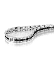 BOSS Silver Archer Two-Tone PVD Bracelet - Image 2 of 4