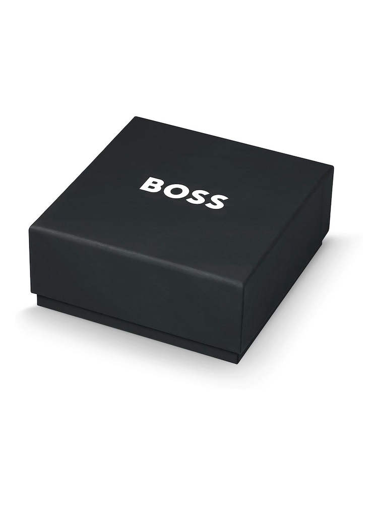 BOSS Silver Archer Two-Tone PVD Bracelet - Image 4 of 4 BOSS Silver Archer Two-Tone PVD Bracelet - Image 4 of 4